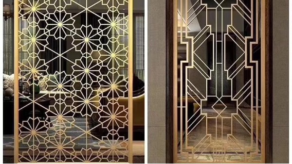 鏡面不銹鋼屏風(fēng)裝飾工程效果如何？